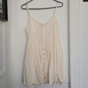 Forever 21 Cream Lace Dress